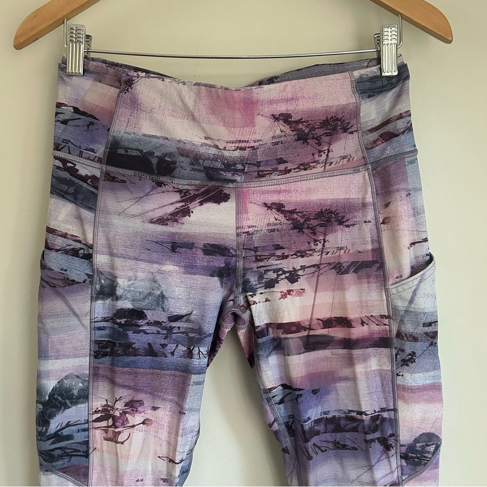 Lululemon Fast & Free 7/8 II Nulux High Rise Leggings Leg Pockets Size 10 - Love it again boutique