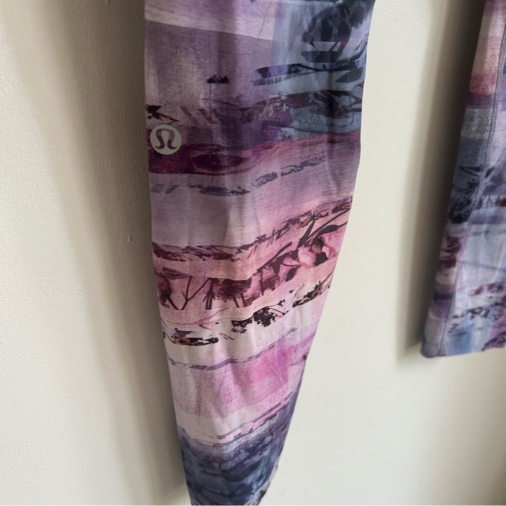 Lululemon Fast & Free 7/8 II Nulux High Rise Leggings Leg Pockets Size 10 - Love it again boutique