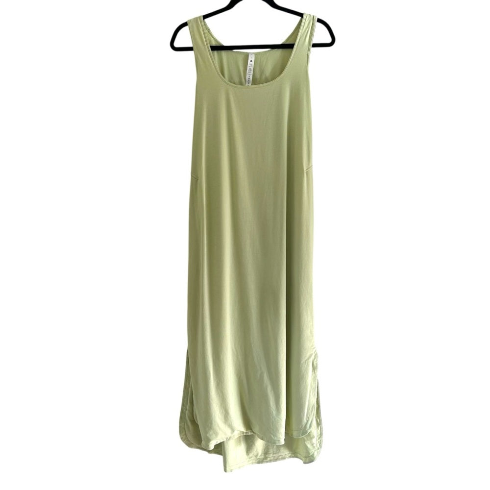 Lululemon Pima Cotton Open-Back Midi Maxi Sleeveless Dress Rare Size 12 - Love it again boutique