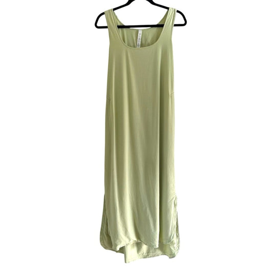 Lululemon Pima Cotton Open-Back Midi Maxi Sleeveless Dress Rare Size 12 - Love it again boutique