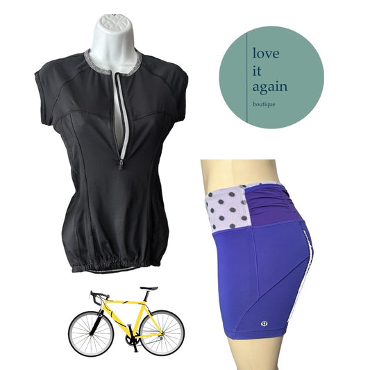 Lululemon Velo Vixen Padded Cycling Shorts Rare Size 6