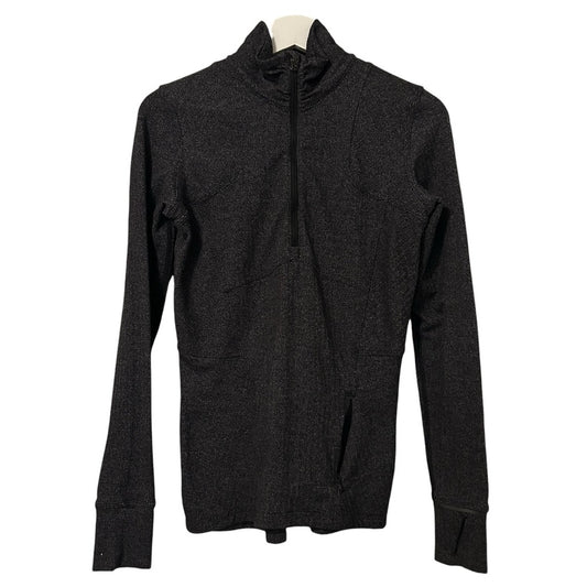 Lululemon Kanto Catch Me 1/2 Zip Herringbone Pocket RARE Size 6