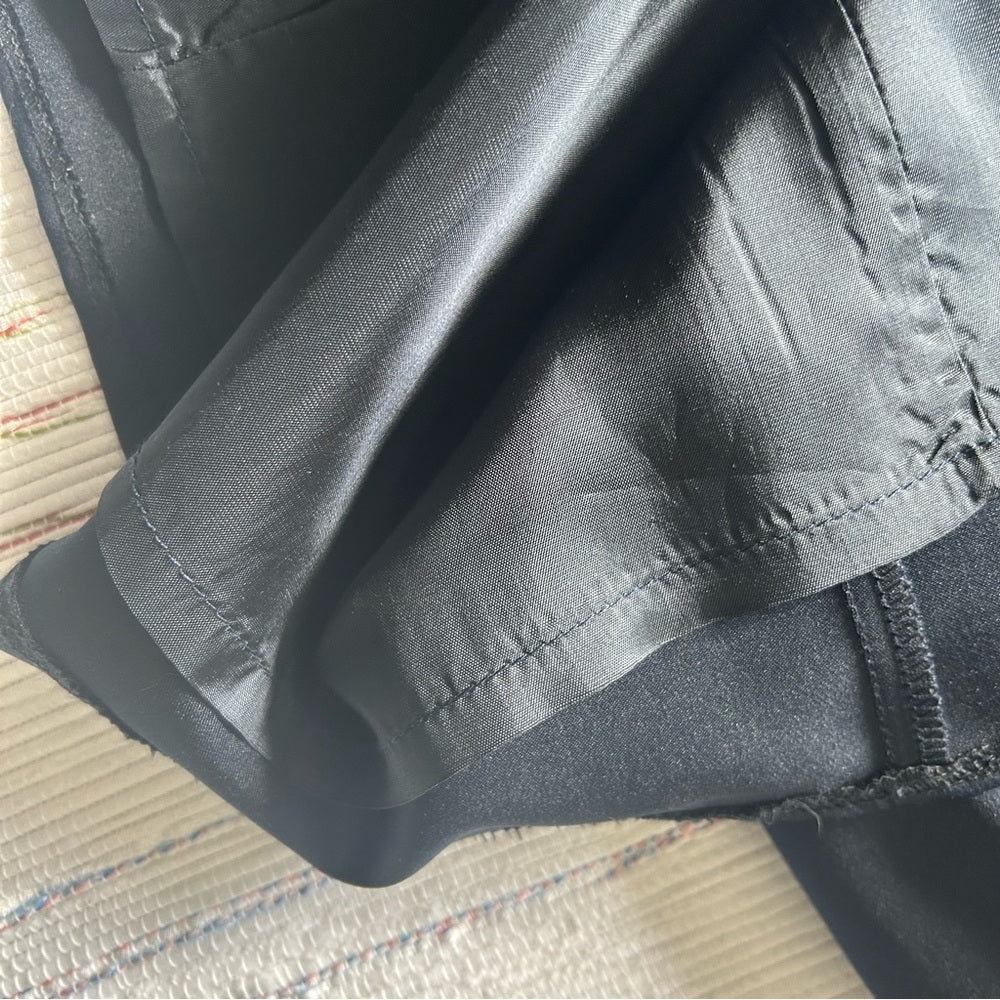 Long Dark Navy Formal Gown Dress Empire Waist Size 12