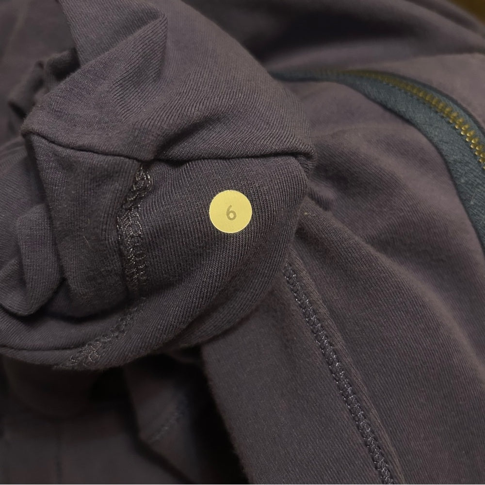 Lululemon Method Wrap Collared Sweatshirt Jacket Size 6