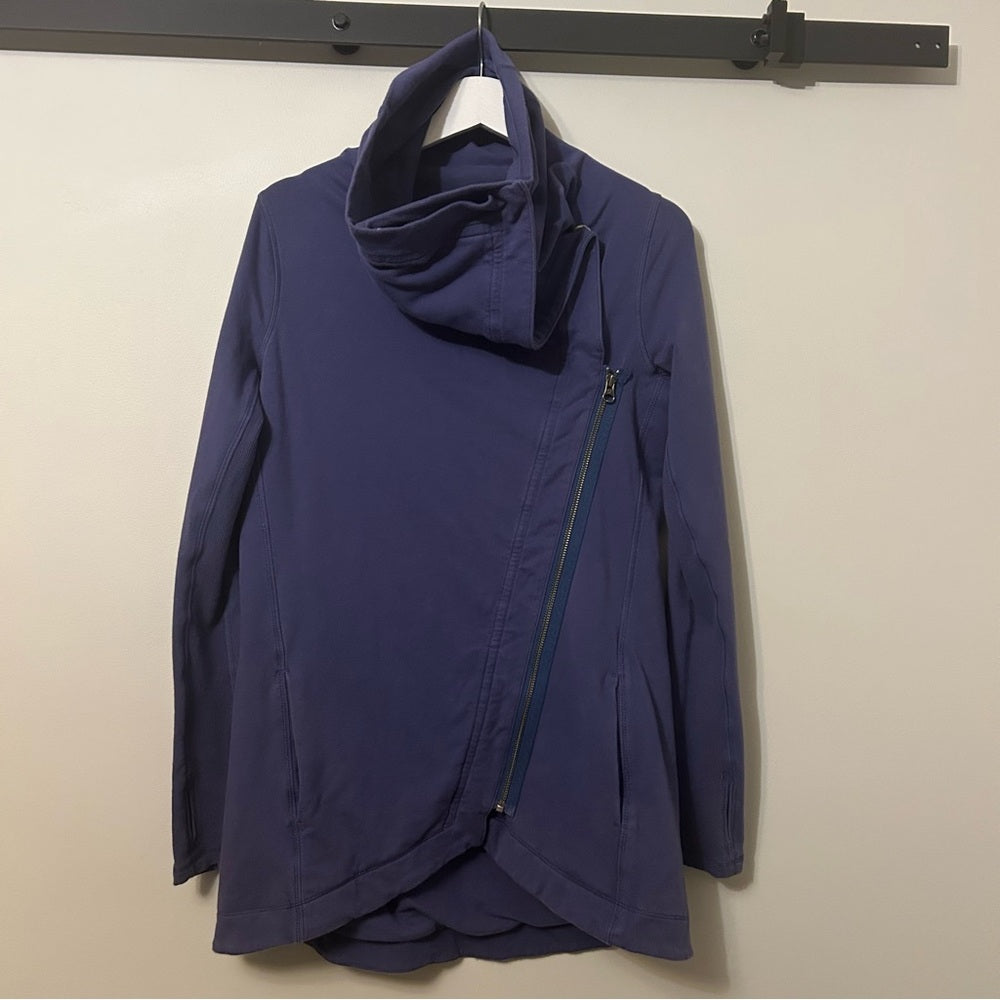Lululemon Method Wrap Collared Sweatshirt Jacket Size 6
