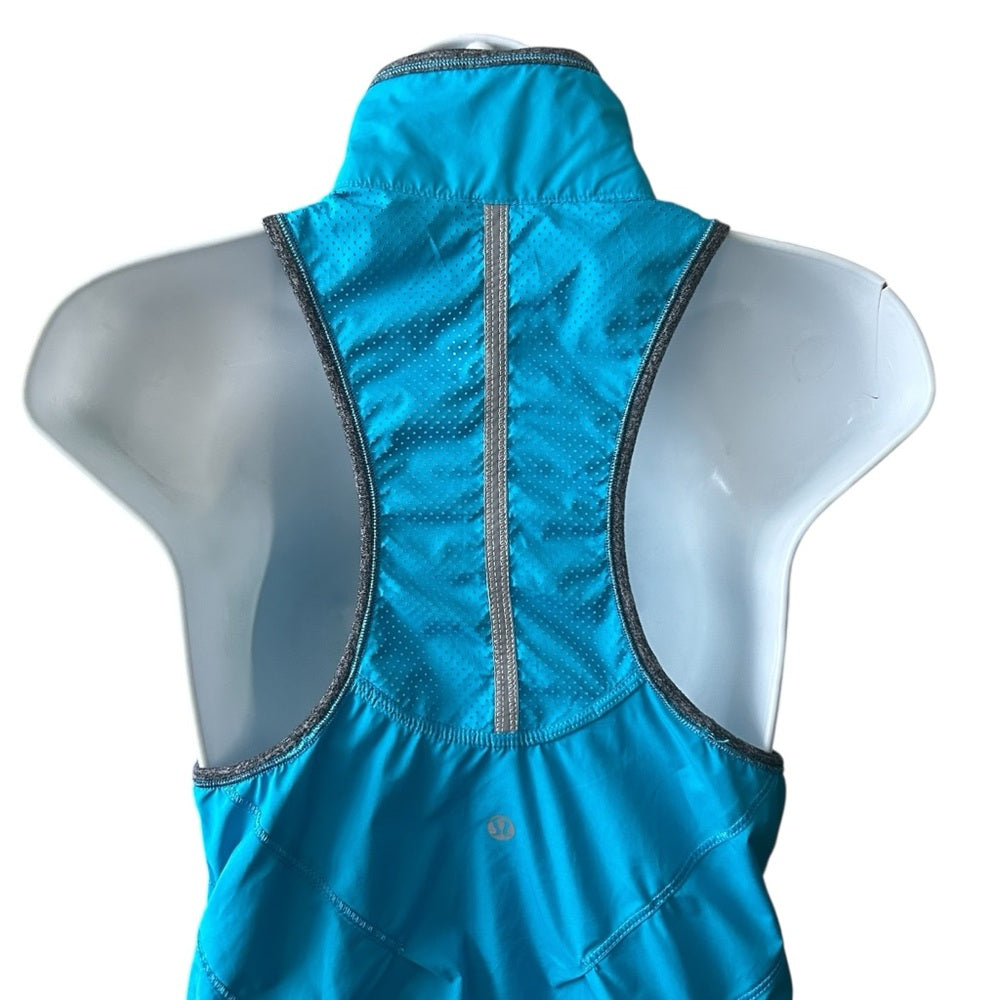 Lululemon Record Breaker Full Zip Racerback Vest Rare Size 4