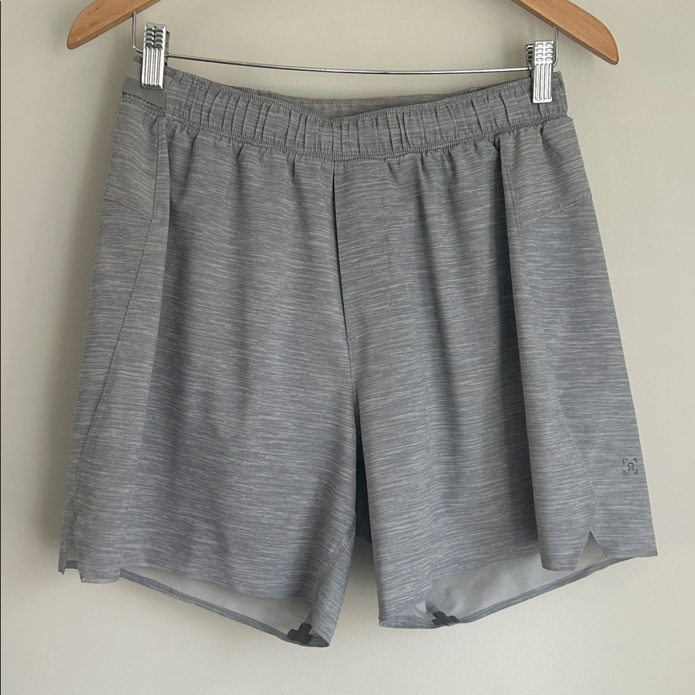 Lululemon Grey Surge Shorts 6" Medium - Love it again boutique