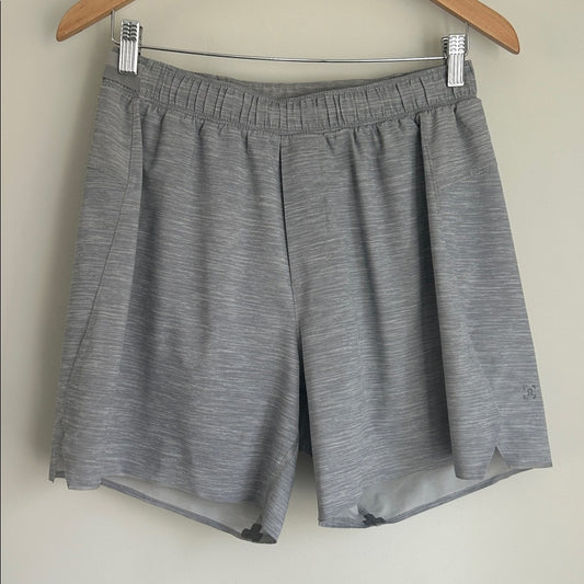 Lululemon Grey Surge Shorts 6" Medium - Love it again boutique