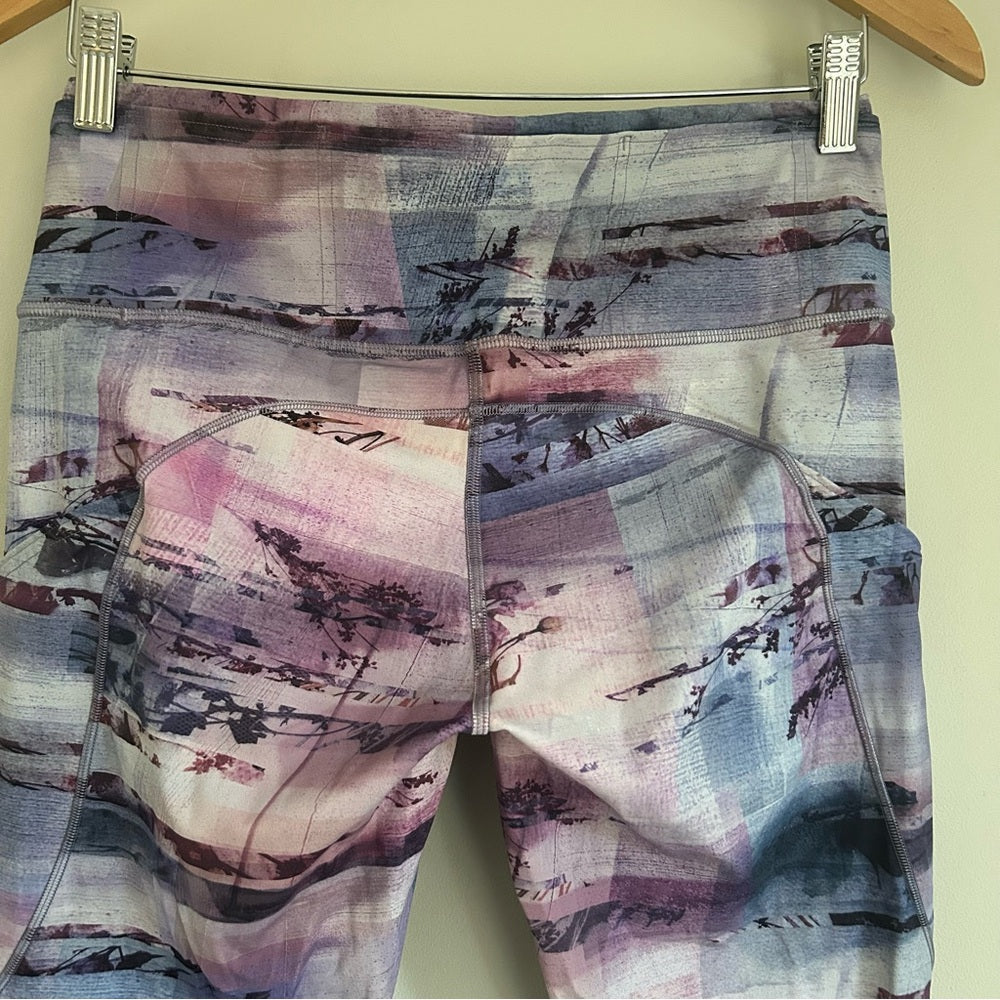 Lululemon Fast & Free 7/8 II Nulux High Rise Leggings Leg Pockets Size 10 - Love it again boutique