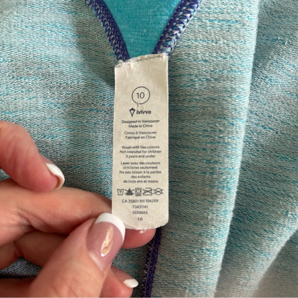 Ivivva (by Lululemon) Stretch N’ Recovery Wrap Cardigan Rare Women’s Extra Small