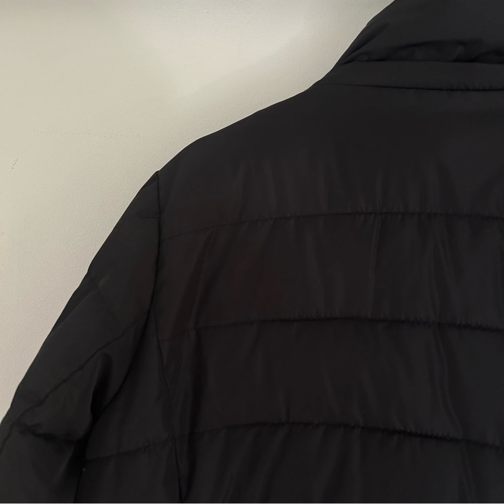 Bebe Long Quilted Puffer Maxi Coat Large