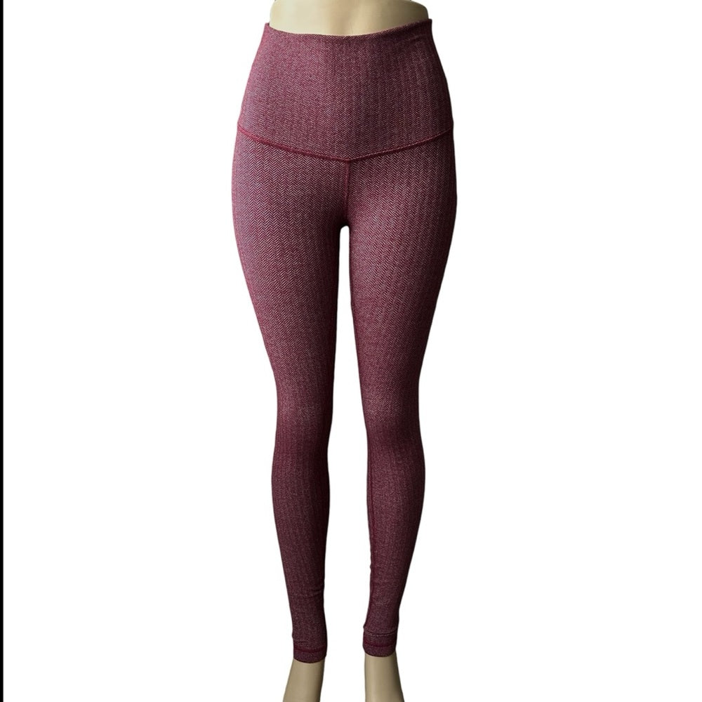 Lululemon Herringbone Wunder Under Hi-Rise Legging Warm Rare Size 4