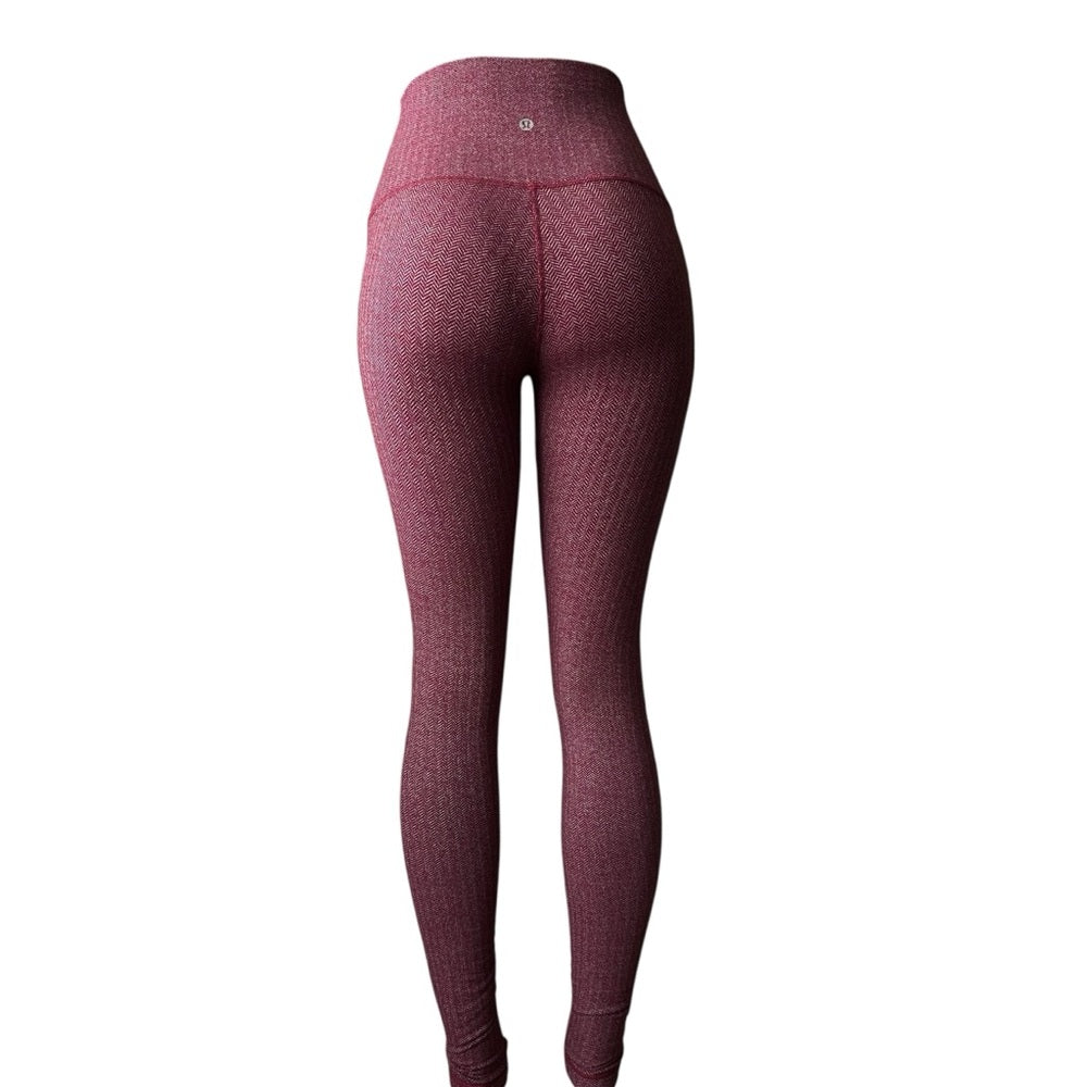 Lululemon Herringbone Wunder Under Hi-Rise Legging Warm Rare Size 4