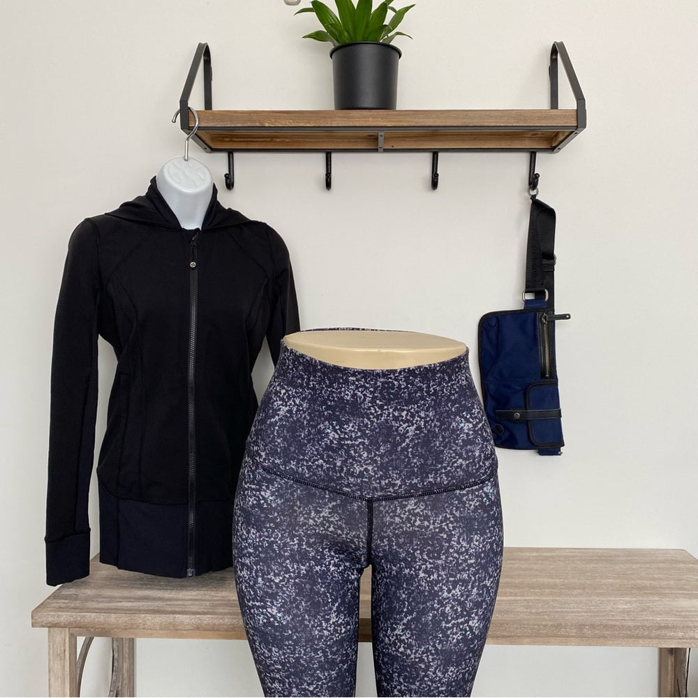 Lululemon Wunder Under Super High Leggings Full-On Luon (Roll Down) Rare Size 4