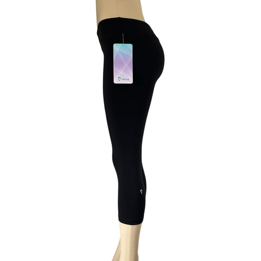 NEW! Ivivva (by Lululemon) Black Rhythmic Crop Women’s Small