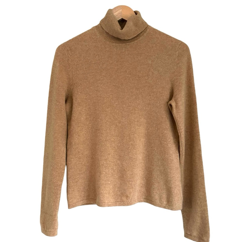 100% Cashmere Turtleneck Long Sleeve Sweater Size Medium