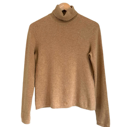100% Cashmere Turtleneck Long Sleeve Sweater Size Medium