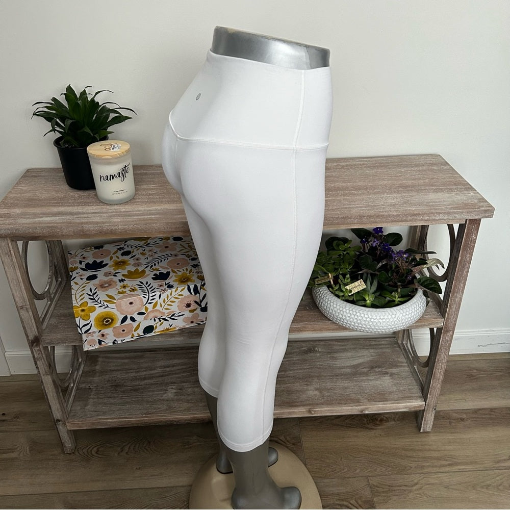 Lululemon Align High-Rise Crops White Rare Size 16