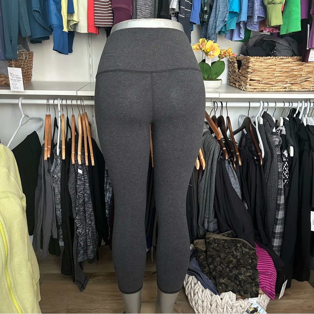 Lululemon COTTON Wunder Under Crop Leggings Size 6