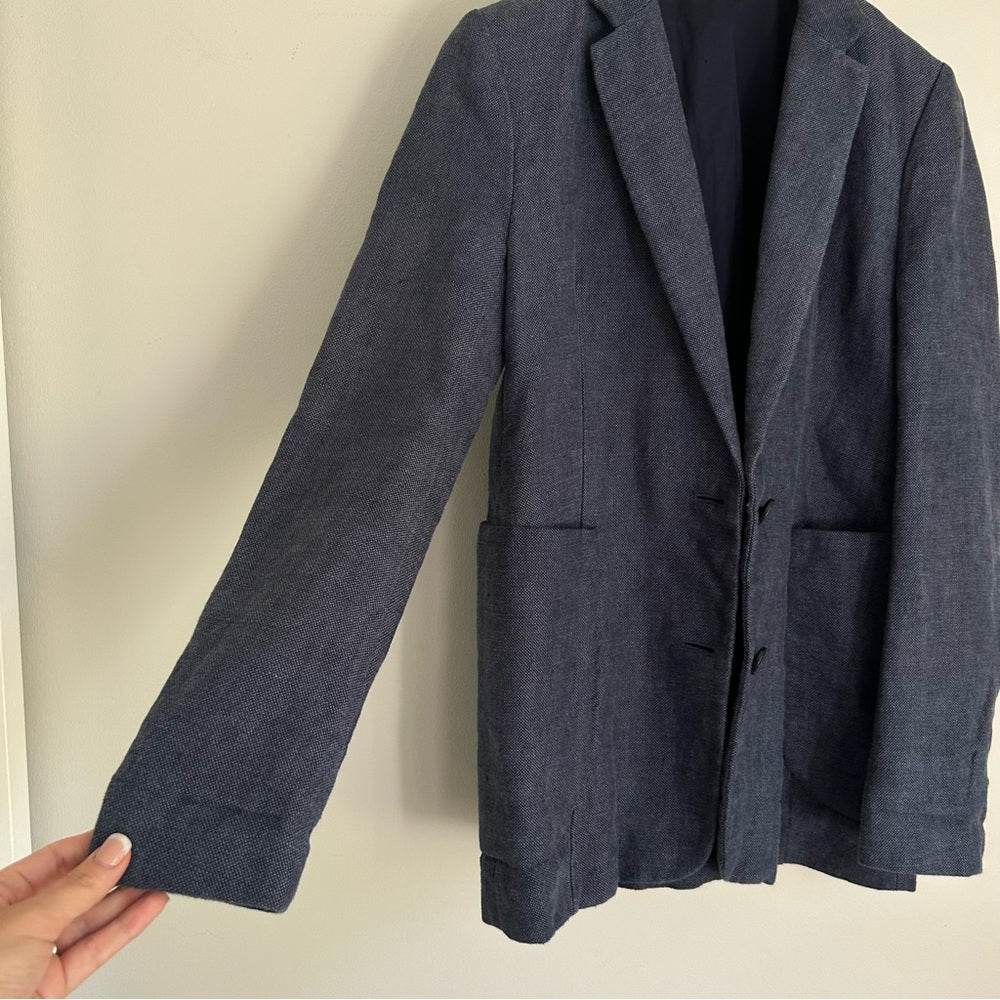 Aritzia Wilfred Linen Oversized SoftBlazer Jacket