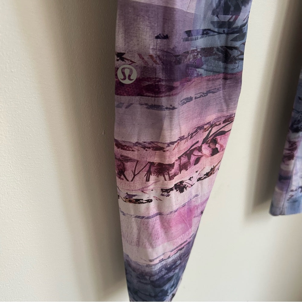 Lululemon Fast & Free 7/8 II Nulux High Rise Leggings Leg Pockets Size 10 - Love it again boutique