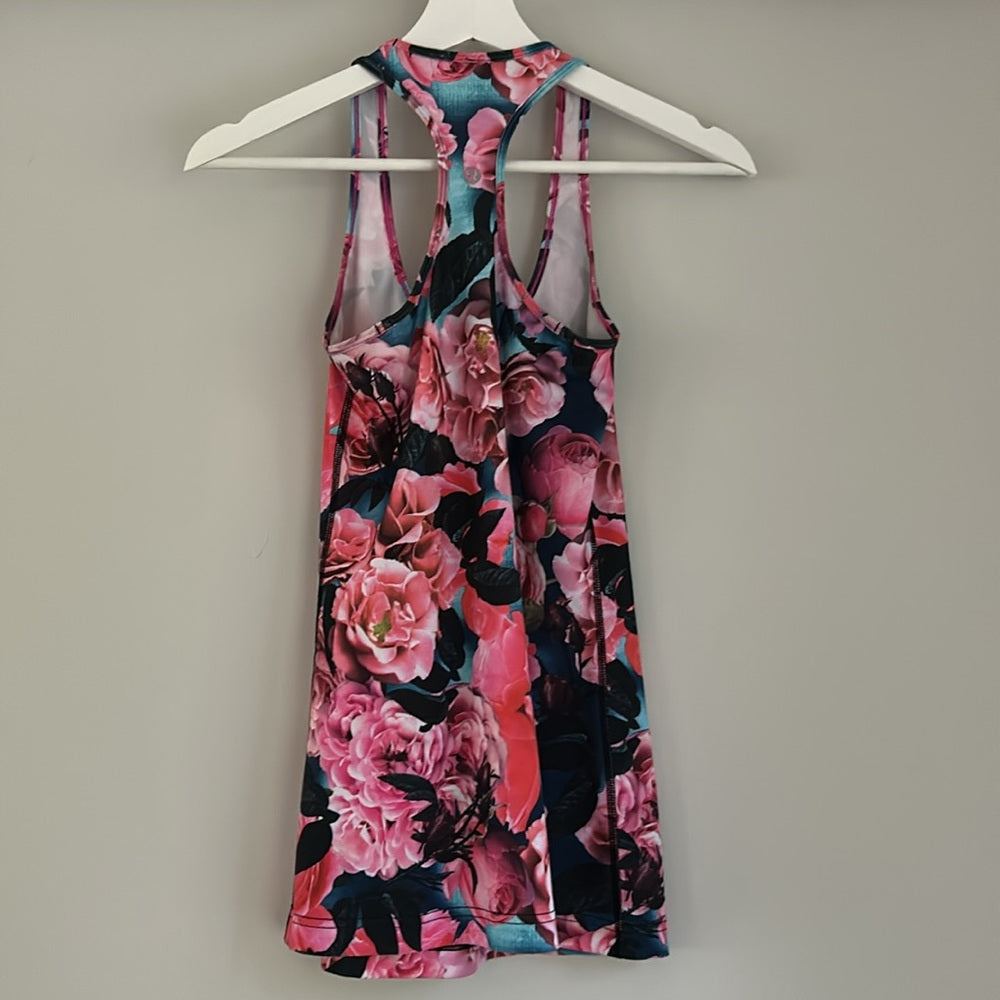 Lululemon Cool Racerback Tank Secret Garden Size 4
