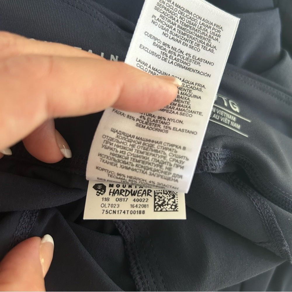 Mountain Hardwear Blue Dynama Hiking Pull On Pants Stretchy Size XL