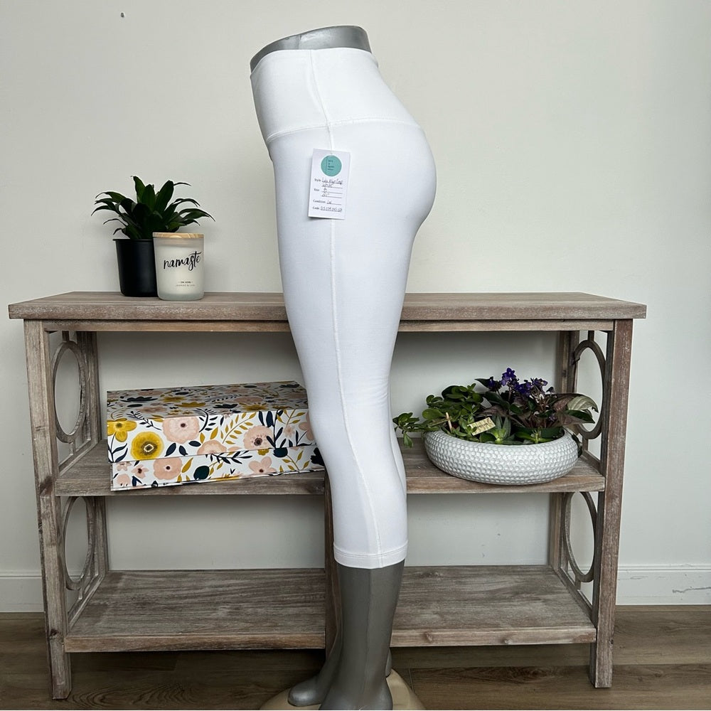 Lululemon Align High-Rise Crops White Rare Size 16