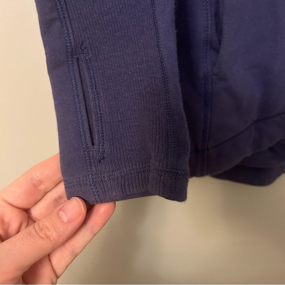 Lululemon Method Wrap Collared Sweatshirt Jacket Size 6