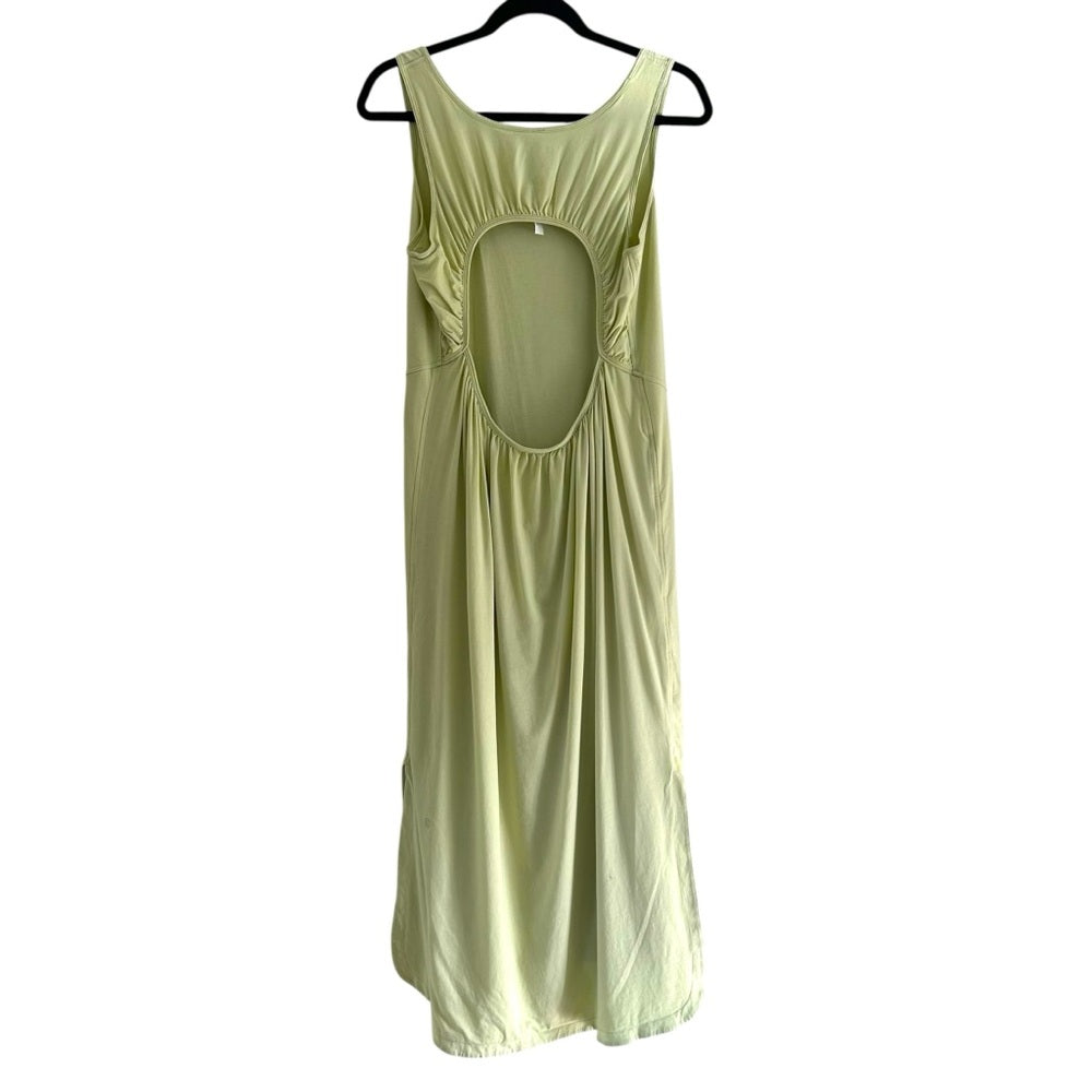 Lululemon Pima Cotton Open-Back Midi Maxi Sleeveless Dress Rare Size 12 - Love it again boutique