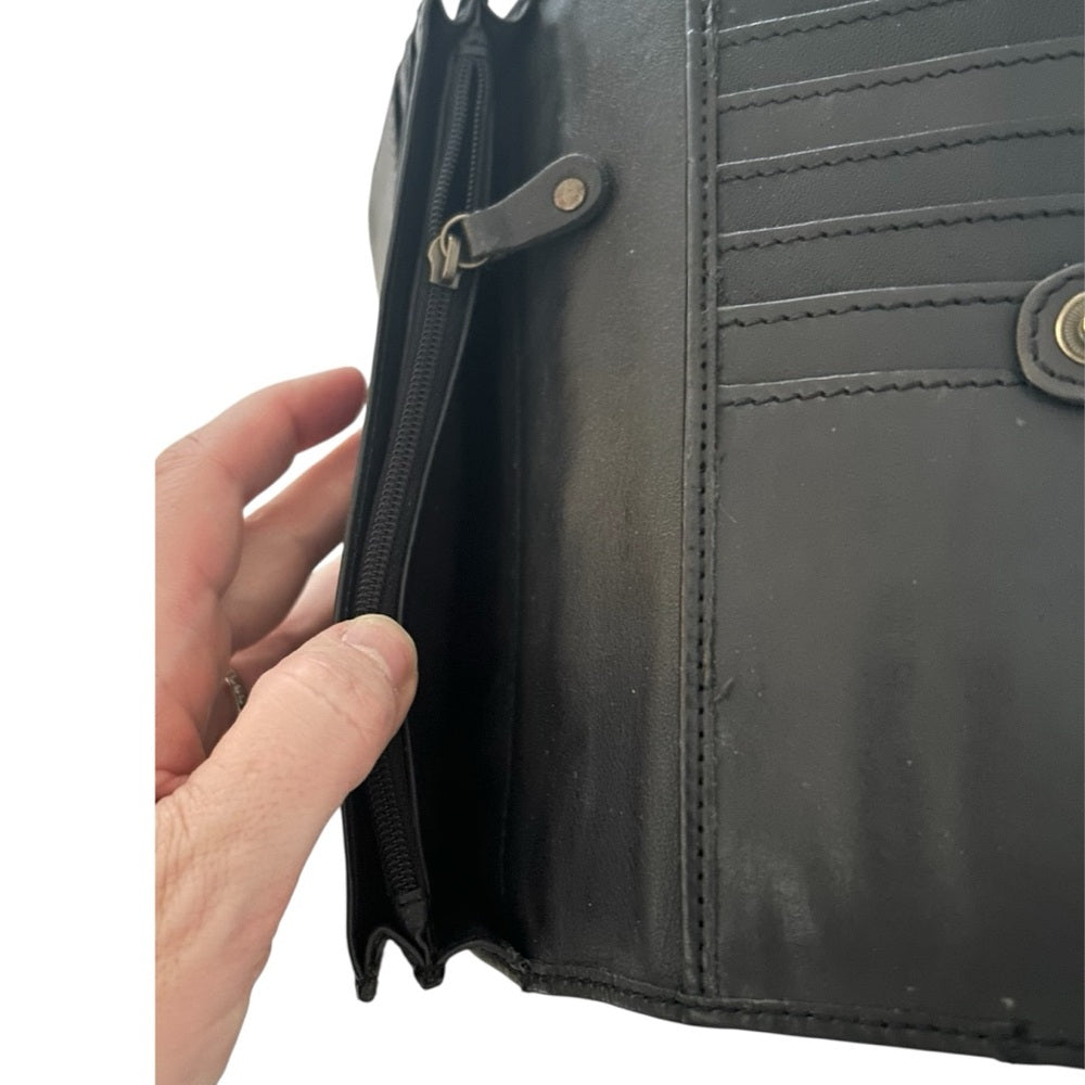 Harbour 2nd Genuine Leather Black Wallet