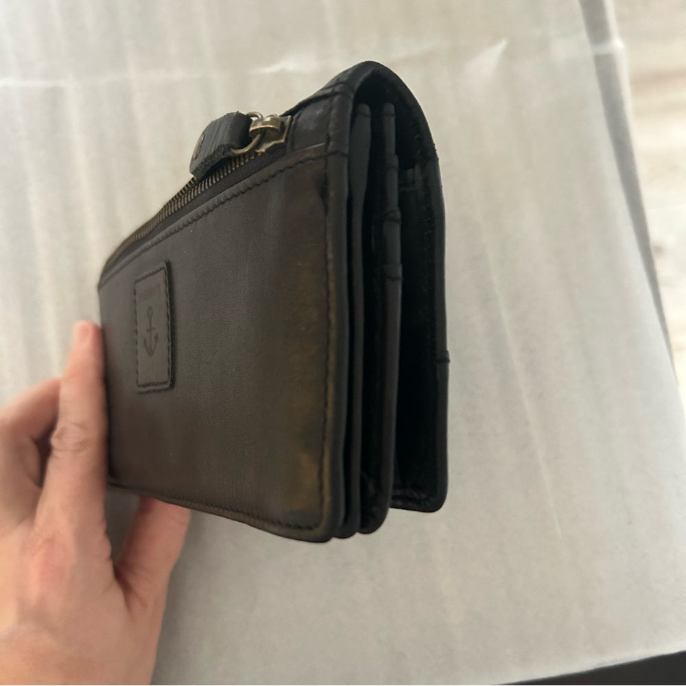 Harbour 2nd Genuine Leather Black Wallet