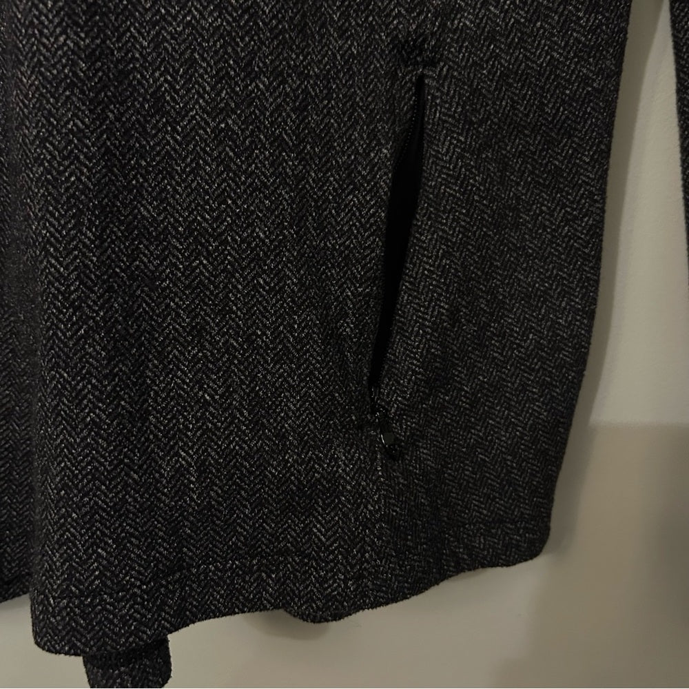 Lululemon Kanto Catch Me 1/2 Zip Herringbone Pocket RARE Size 6