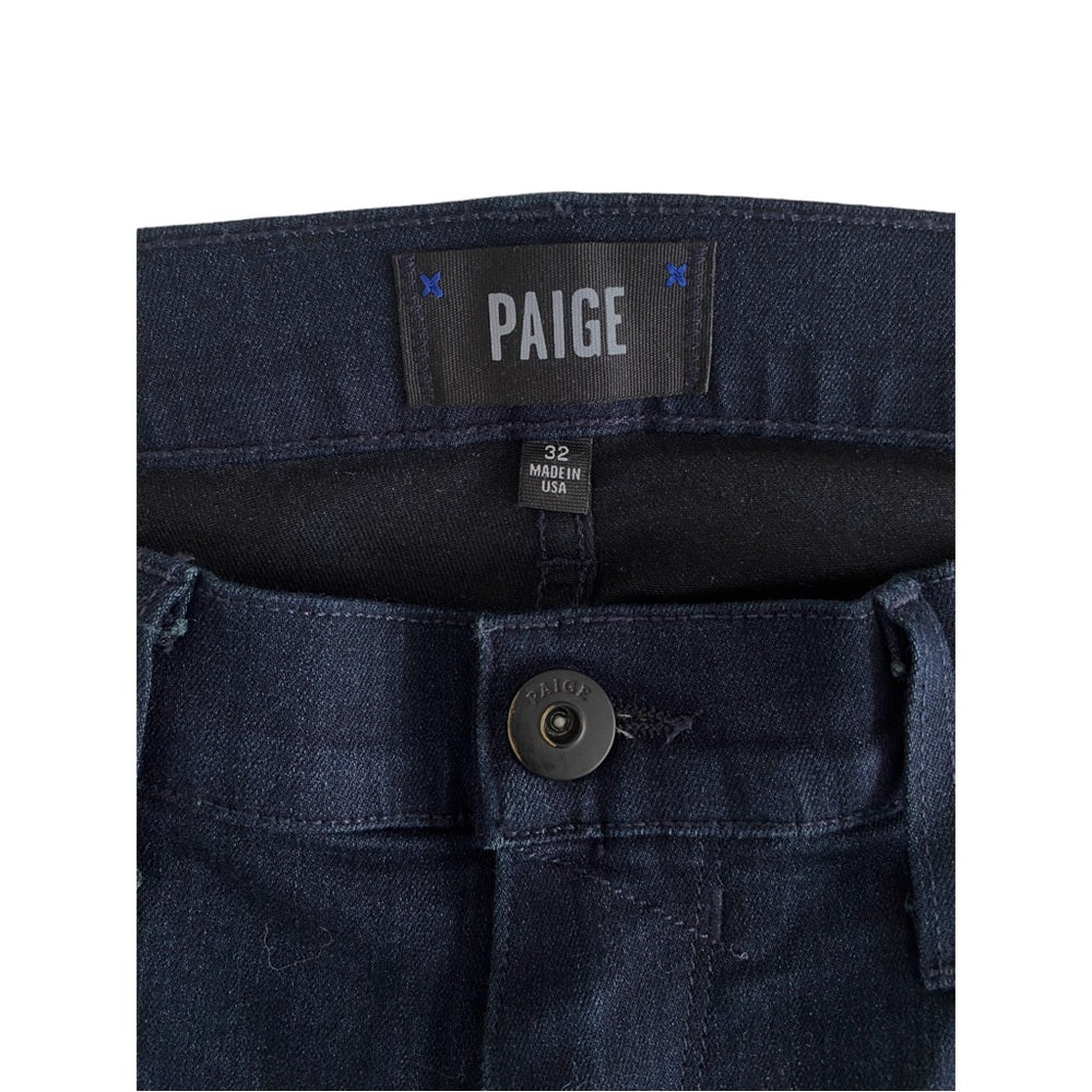 PAIGE Men’s Lennox Slim Fit Denim Jeans Dark Wash Size 32