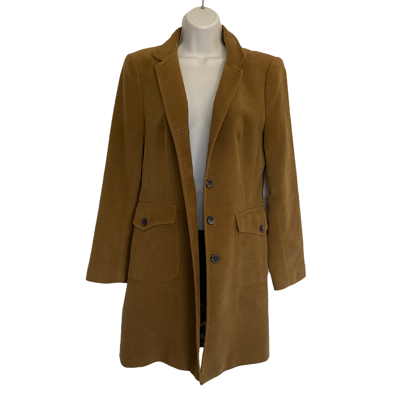 Zara Woman Camel Coat Size Large