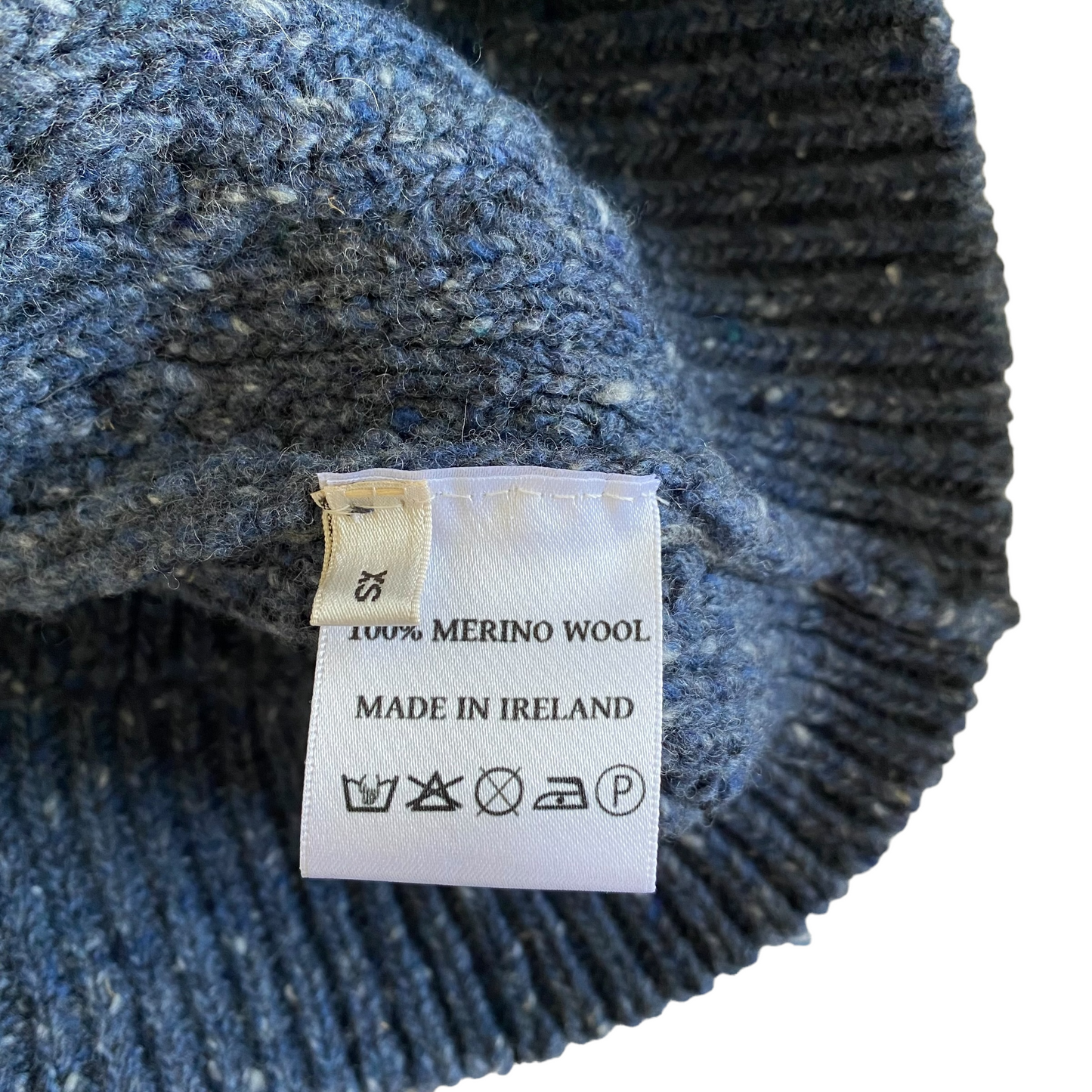 Moss + Cable Soft Donegal Aran Sweater Size XS