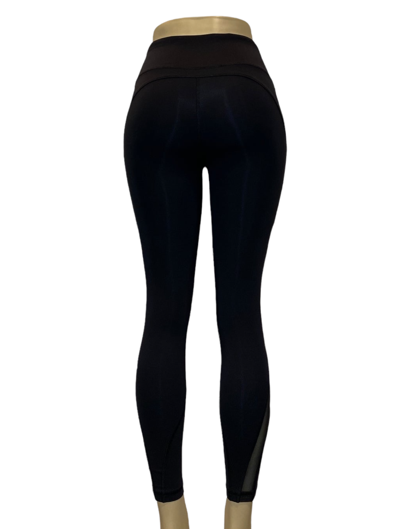 Rare Lululemon Invigorate 7/8 Tight Leggings Front Zip Pockets Sheer Detail Size 6 - Love it again boutique