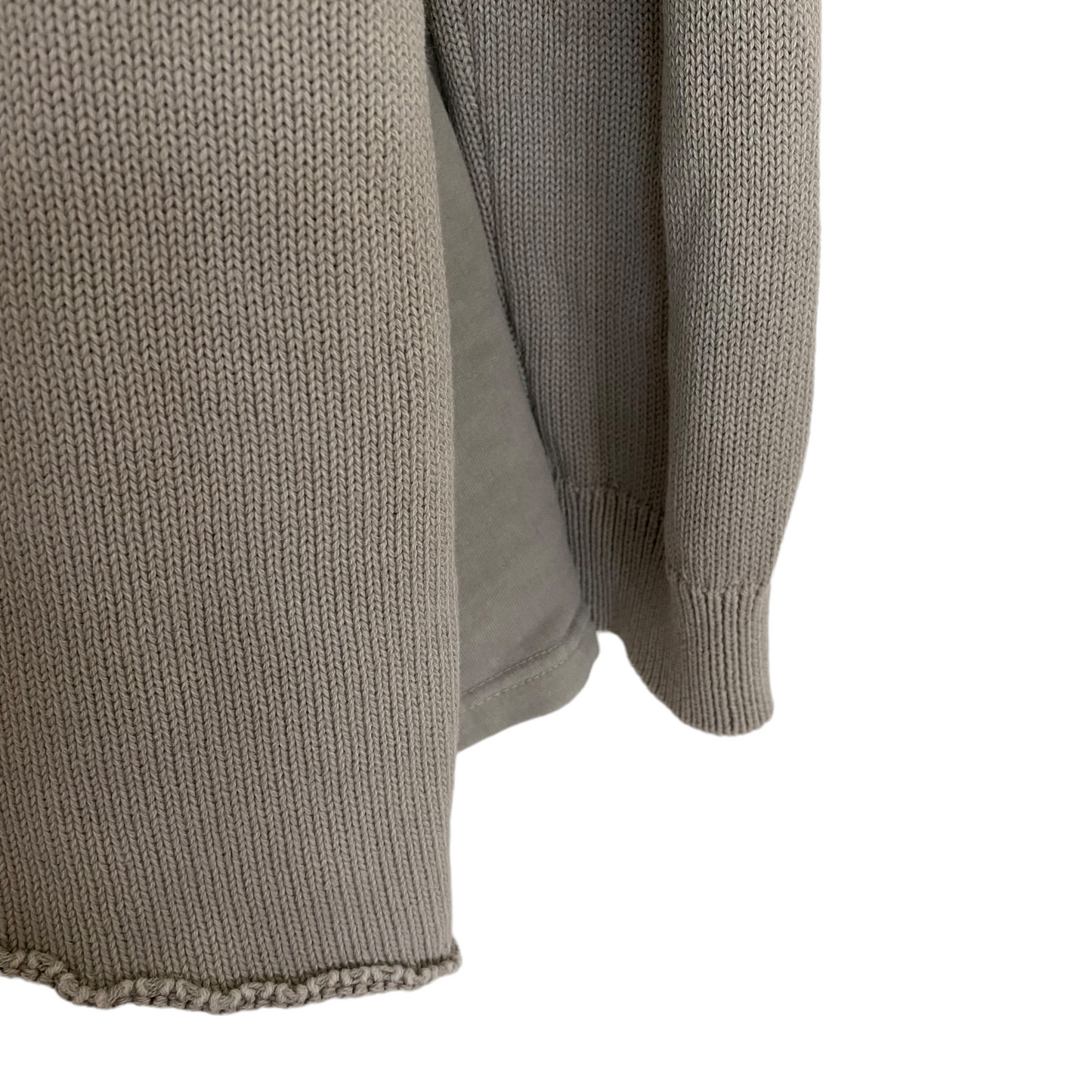 Cotton Knit Oversized Cardigan Sweater