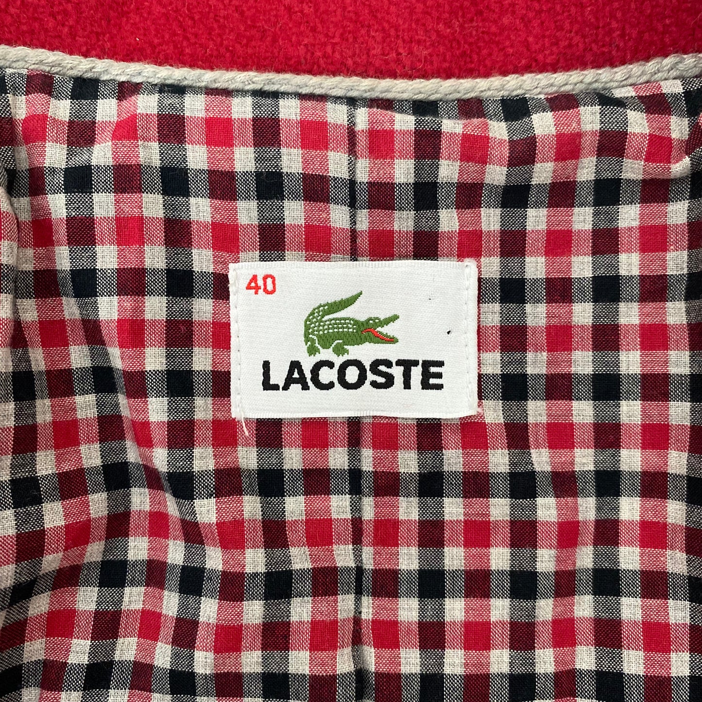 Lacoste Wool Pea Coat Size Small to Medium