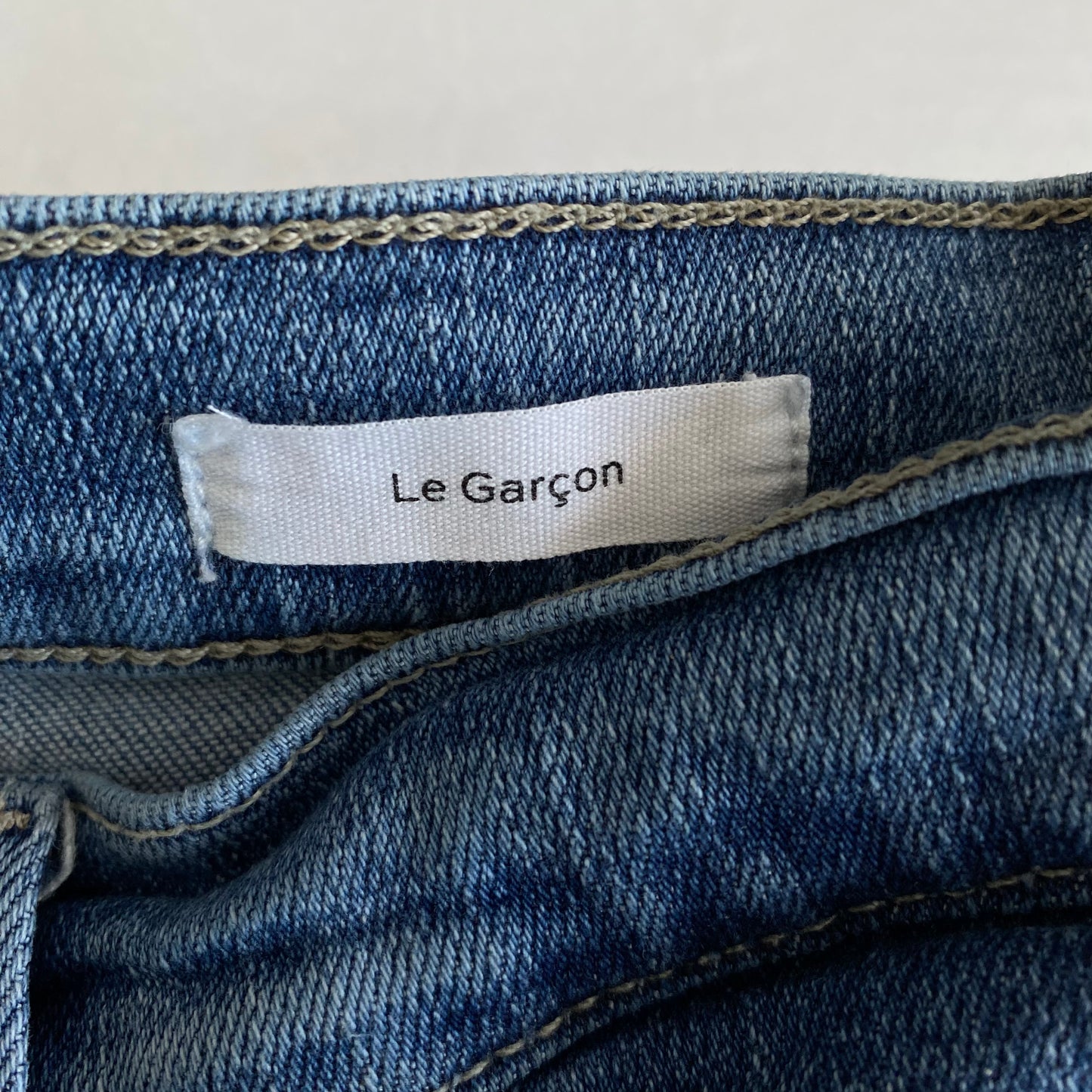 FRAME Le Garcon Straight Blue Denim Jeans Size 28