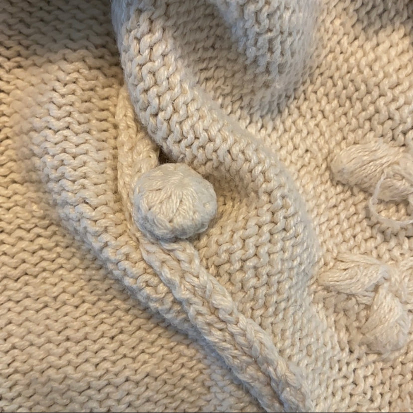 Vintage Hand Knit Sweater Vest Size Large