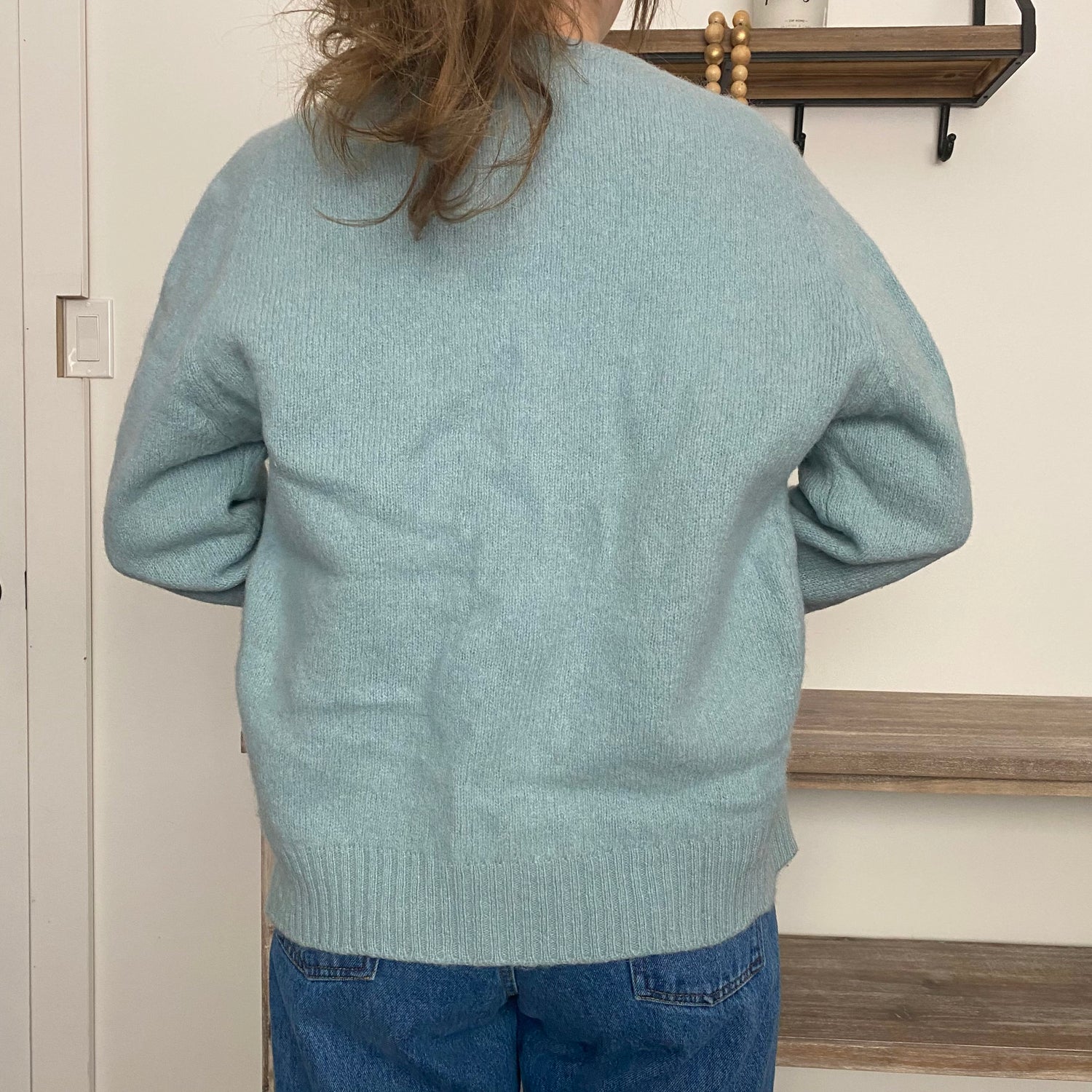 Vintage Moffat Woolens cardigan, back